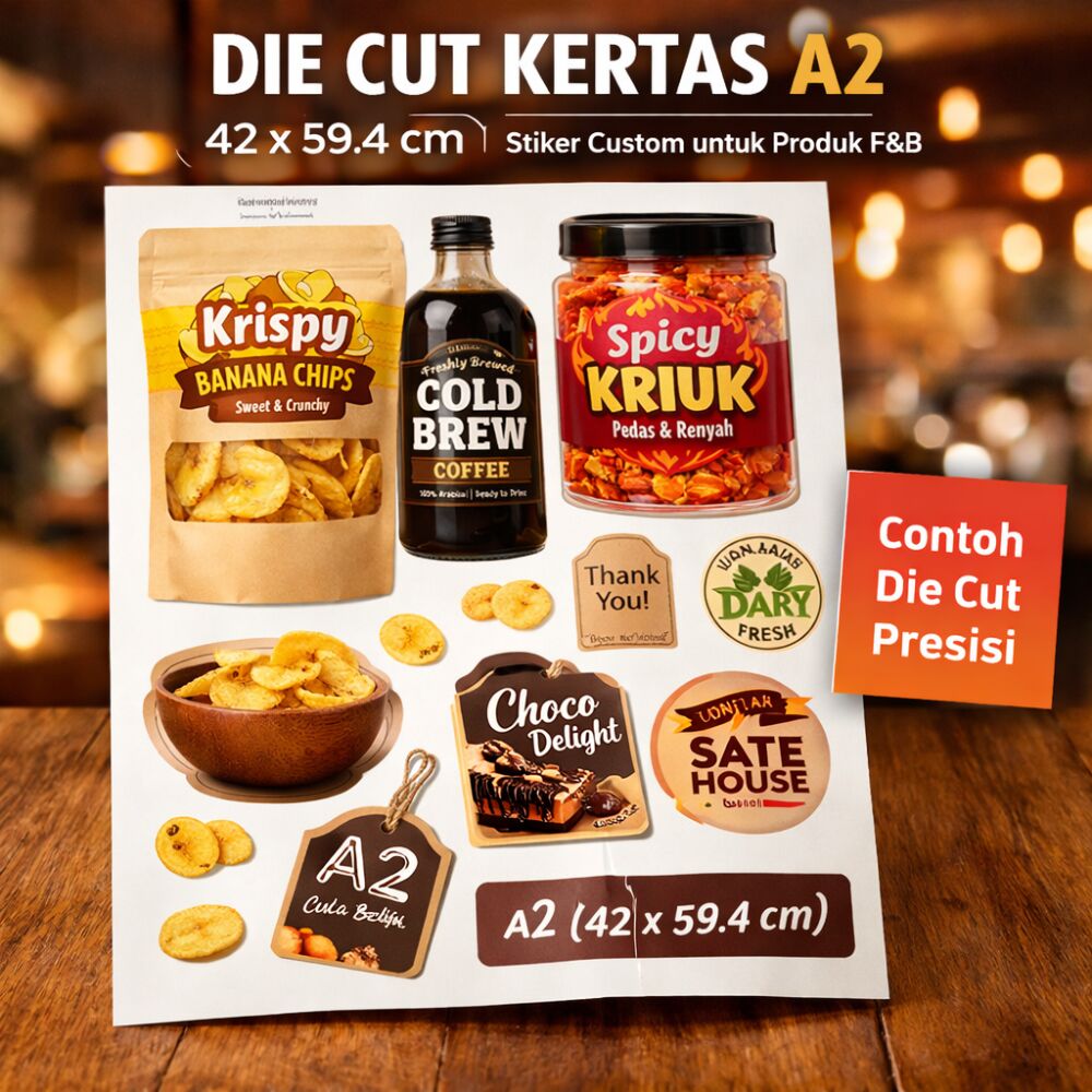 Die Cut Kertas A2