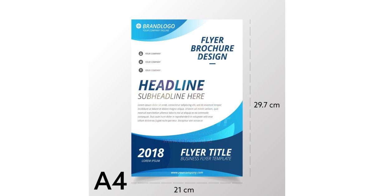 Cetak Brosur A4 Art Paper 120g 1 Sisi