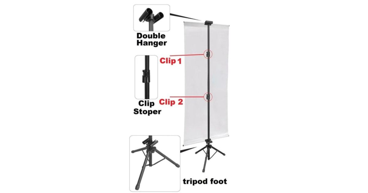 Kaki Tripod 2 Sisi