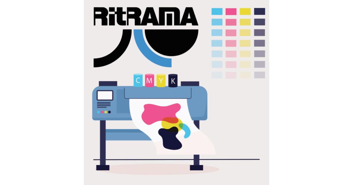 Stiker Vinyl Putih Susu RITRAMA – Ukuran 60x50cm, Die Cut 57x47cm