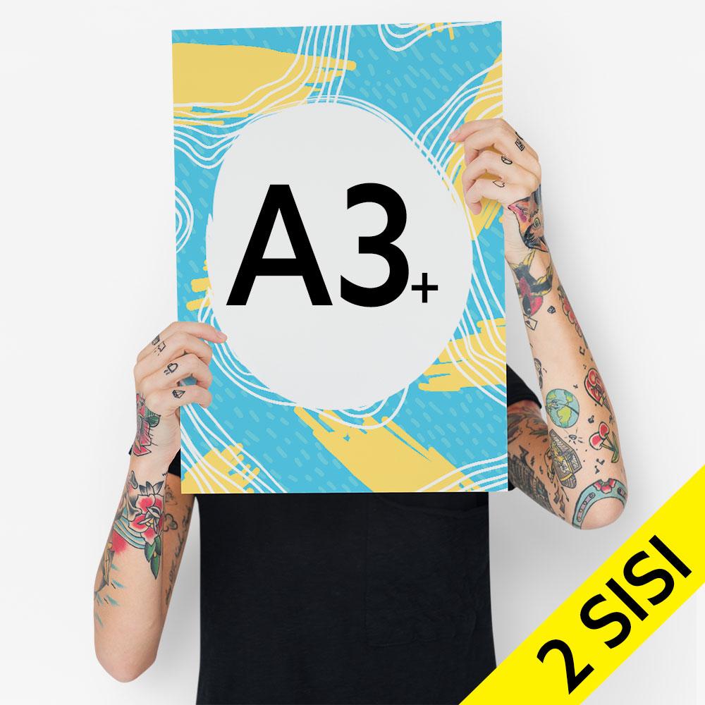 Cetak Digital A3 2 Sisi Art Carton 360g