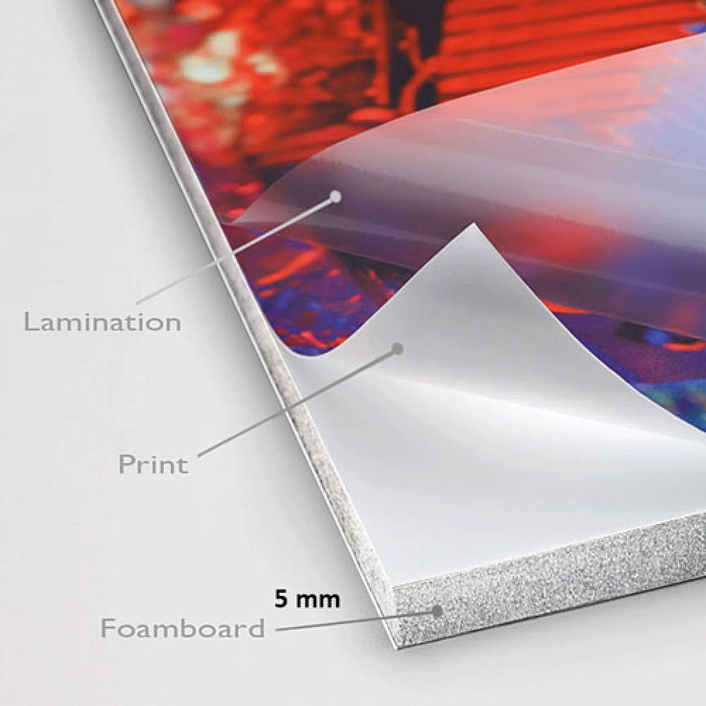 Cetak Foamboard 5mm 42x60 cm Laminating Matte