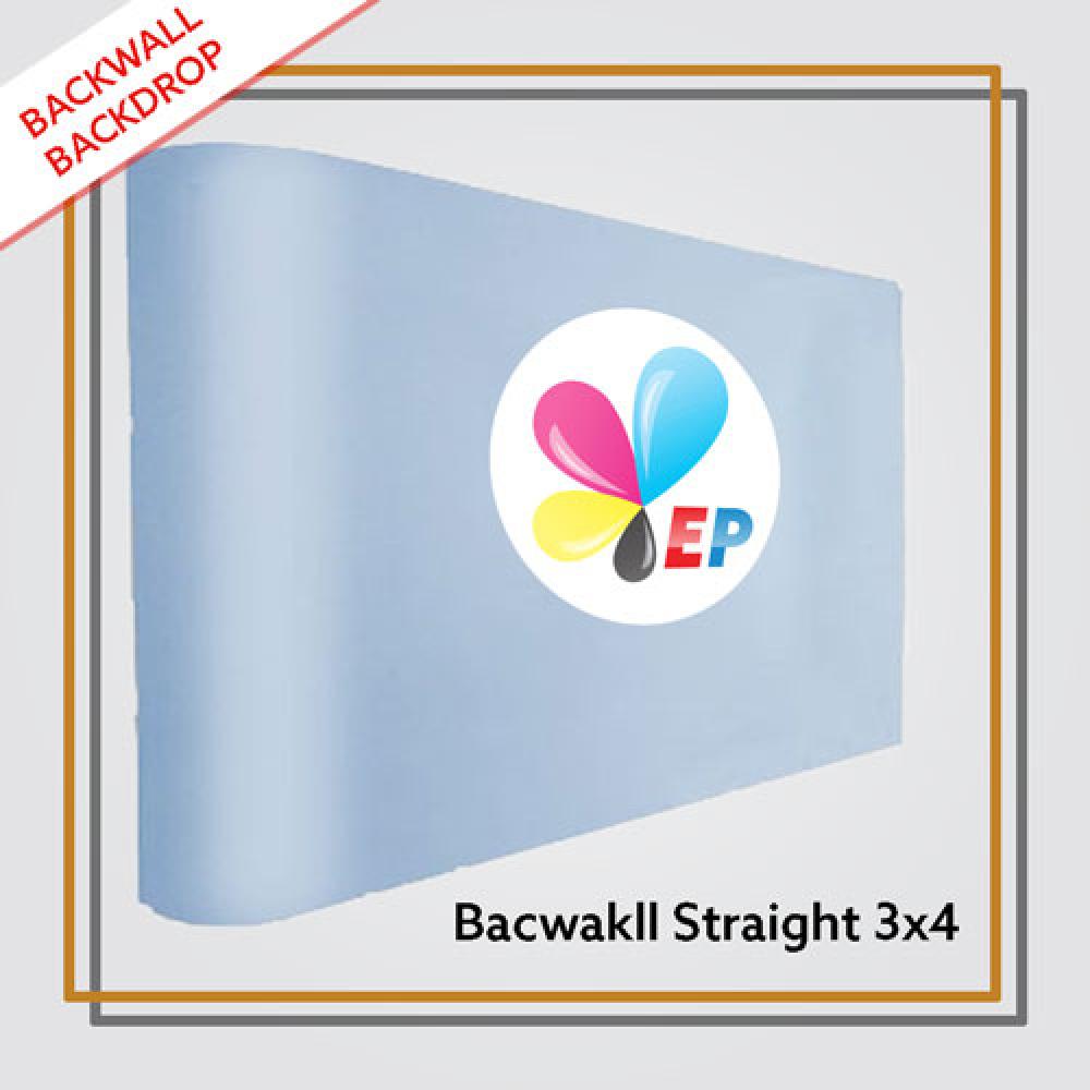 Backwall Portable 3x4 Straight Laminasi Glossy