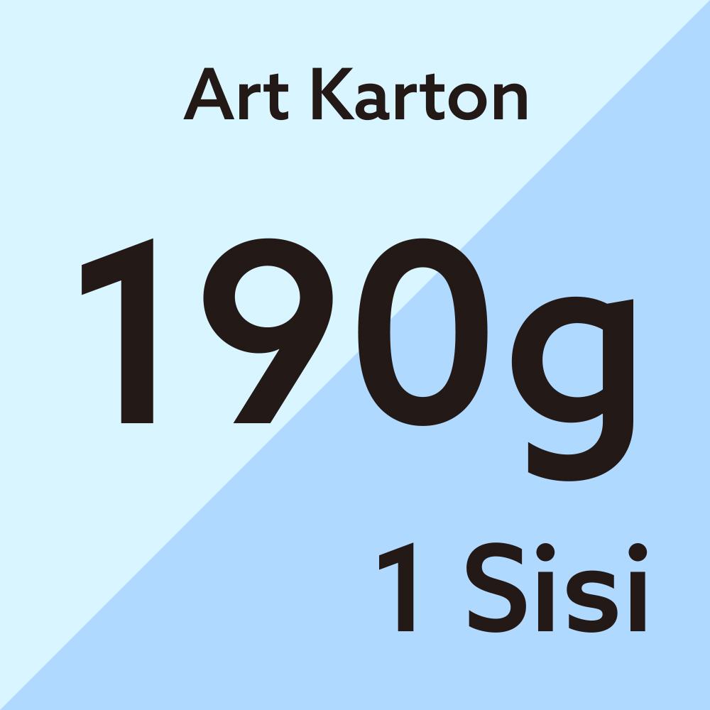Cetak Digital A3 1 Sisi Art Carton 190g