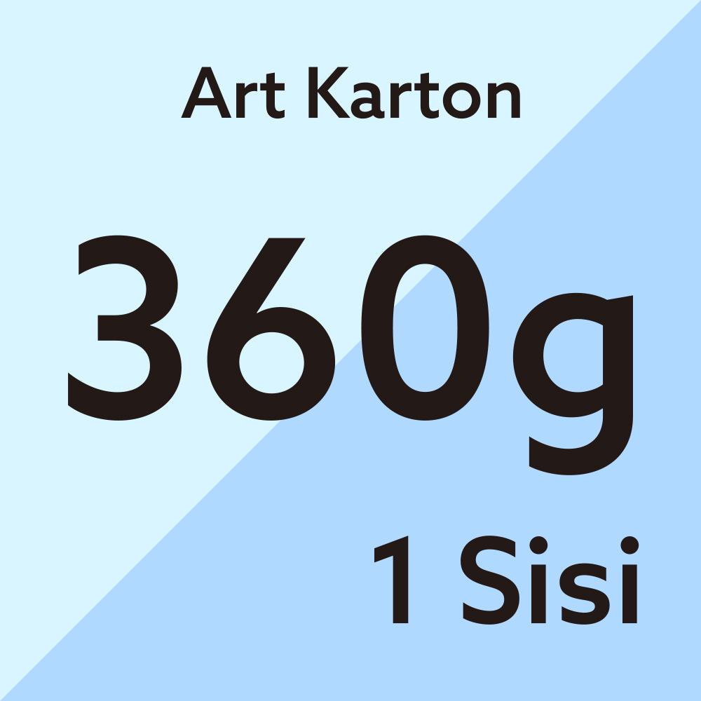 Cetak Digital A3 1 Sisi Art Carton 360g