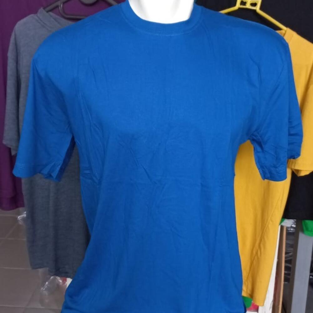 Kaos Cotton 24s Biru Benhur - XL